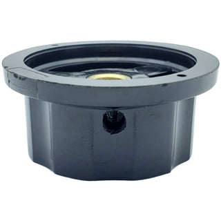 Large 45 mm (1.77 in) Potentiometer Knob - Black/Silver