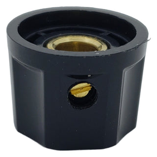 Tall Black Moog-Style Potentiometer Knob for 1/4 Inch Shaft