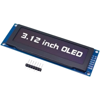 3.12 Inch White OLED Display Module - 7-Pin Interface
