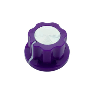 Purple Boss-Style Guitar Pedal Control Knob - Ribbed