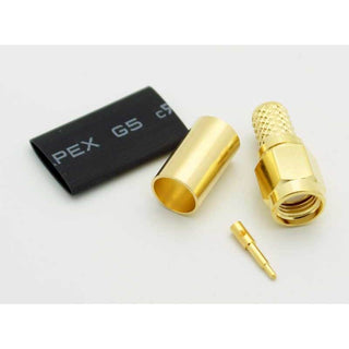 SMA Male 3 Piece Crimp Connector for LMR-240