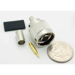 N Male 3 Piece Crimp Connector for LMR-240