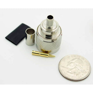 N Male 3 Piece Crimp Connector for LMR-240