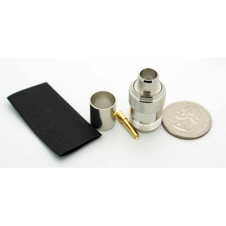 N Female 3 Piece Crimp Connector for LMR-400