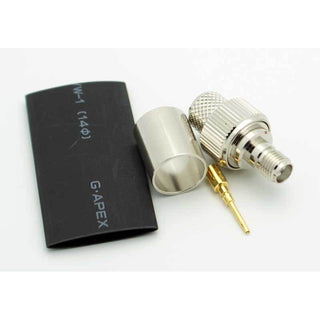 SMA Female 3 Piece Crimp Connector for LMR-400