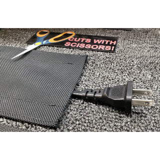 Flat Velcro Cable Cover That Sticks To Carpet - By The Foot