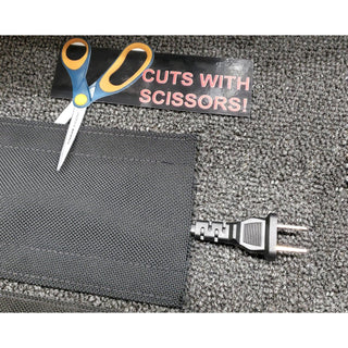 Flat Velcro Cable Cover That Sticks To Carpet - By The Foot