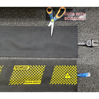 Flat Velcro Cable Cover That Sticks To Carpet - By The Foot