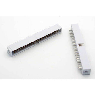 50 Pin IDC Male Header Connector PC Mount 0.1"