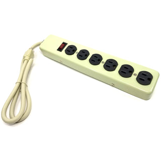 Metal Case Power Strip With 6 Outlets