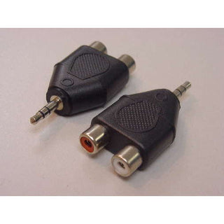 3.5MM Stereo - 2 RCA Female Adapter