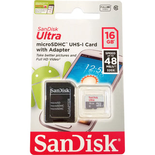 Micro SD Card 16 GB (With adapter)