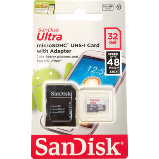 Micro SD Card 32 GB (With adapter) 32gb