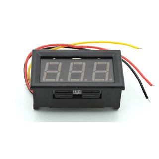 LED Volt Meter (Blue 0.00 to 99.9 VDC 3 wire)