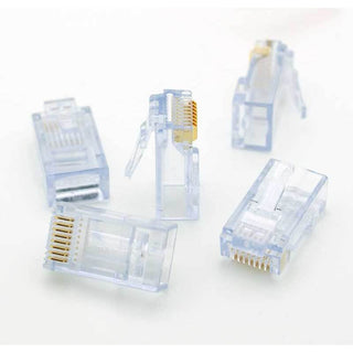 EZRJ-45 / CAT-6 and CAT-5 Male Crimp Connector