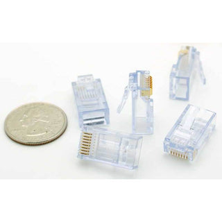EZRJ-45 / CAT-6 and CAT-5 Male Crimp Connector
