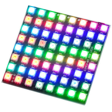 8x8 WS2812 Addressable 5050 RGB LED Light Panel Matrix Full Color ...