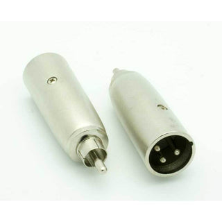 A3M XLR Male Plug - RCA Male Adapter