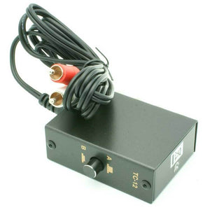 2 Way Stereo Audio RCA Switch Box