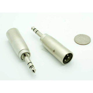 A3M XLR Male Plug - 1/4" Stereo Male Adapter