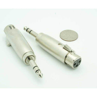 A3F XLR Female Plug - 1/4" Stereo Male Adapter