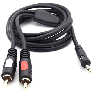 6' 3.5MM Stereo - Dual RCA Cable