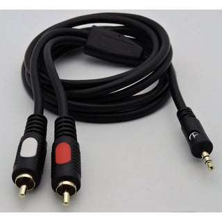 6' 3.5MM Stereo - Dual RCA Cable