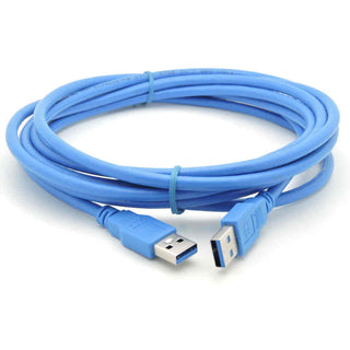 10' USB 3.0 A male to A male - Blue