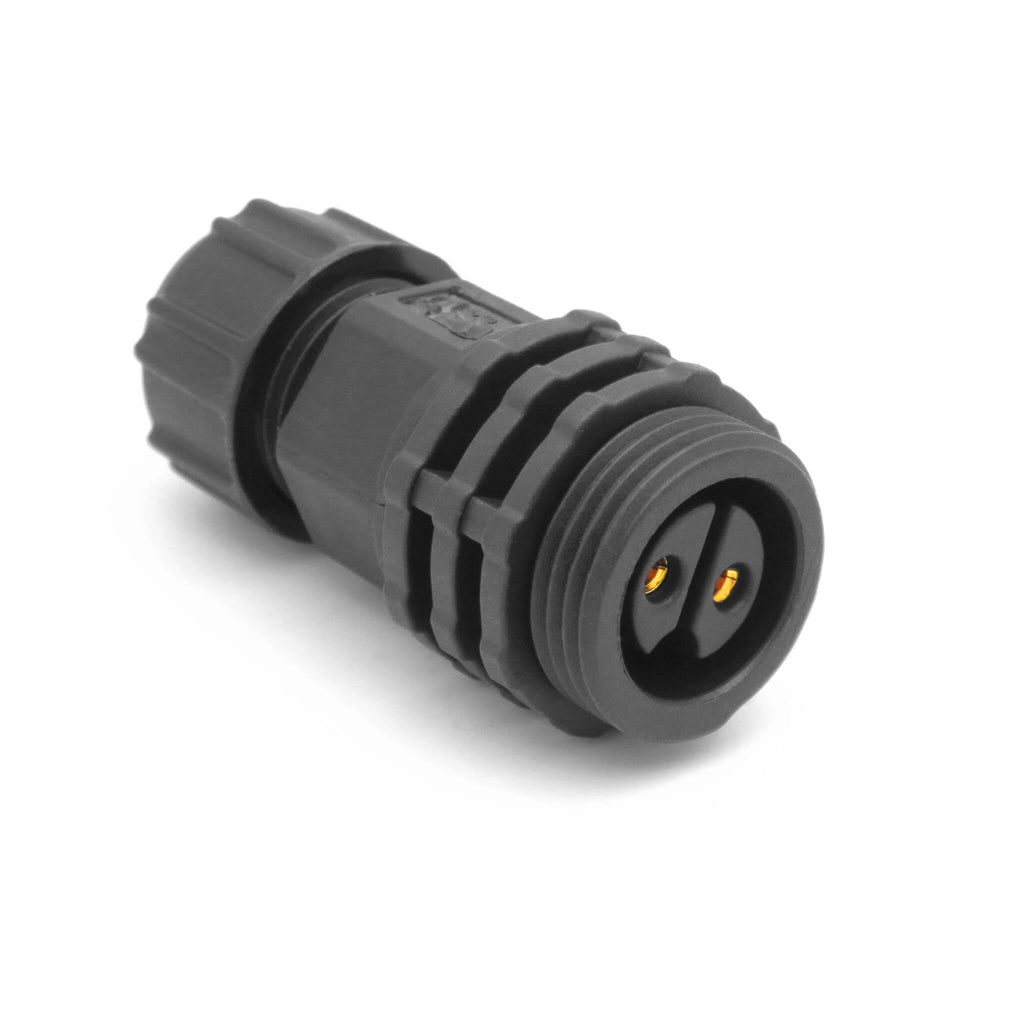 Large Series Waterproof Connector - 2 pin Female Inline – Vetco Electronics