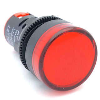 Panel Mount 12V LED, Multiple Colors - 0.85" (21.70mm) Mounting Hole