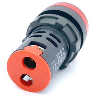 Panel Mount 12V LED, Multiple Colors - 0.85" (21.70mm) Mounting Hole