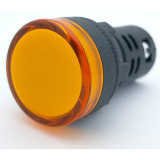 Panel Mount 12V LED, Multiple Colors - 0.85" (21.70mm) Mounting Hole