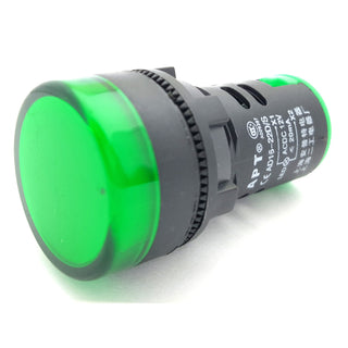 Panel Mount 12V LED, Multiple Colors - 0.85" (21.70mm) Mounting Hole