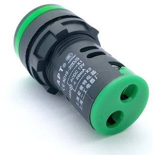 Panel Mount 12V LED, Multiple Colors - 0.85" (21.70mm) Mounting Hole