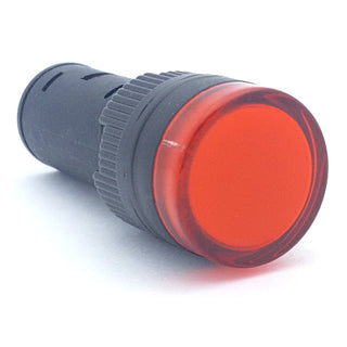 Panel Mount 12V LED, Multiple Colors - 0.47" (16mm) Mounting Hole Large Series