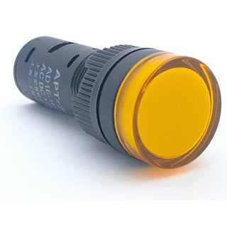 Panel Mount 12V LED, Multiple Colors - 0.47" (16mm) Mounting Hole Large Series