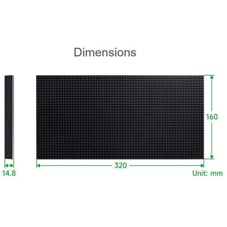 64x32 Color LED Matrix Screen (RGB) for Arduino or Raspberry Pi