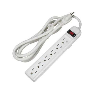 6-outlet surge protector, 6ft cord