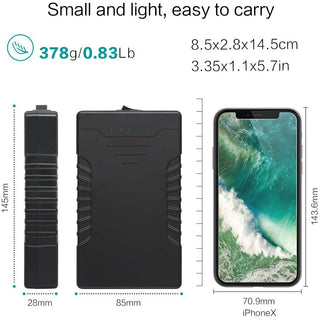 USB Portable Charger 12000mAh + 12v Output