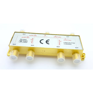 6 Way 1Ghz Cable Splitter