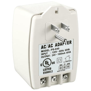 Plug In AC Transformer - 24V AC 40VA