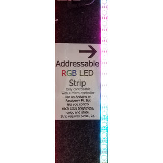 Addressable RGB LED Strip (16 Feet, 5V) WS2812B