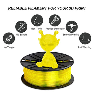 TPU Filament 1.75mm, Yellow