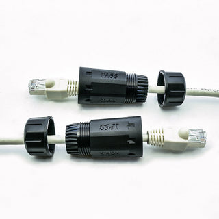 CAT 6 Shielded RJ45 Outdoor Waterproof Inline Coupler