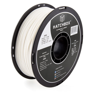 ABS 1.75mm 3D Printer Filament - White