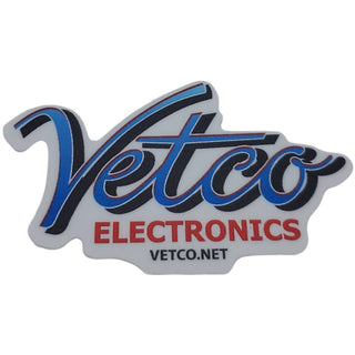 Vetco Electronics Die-Cut Vinyl Logo Sticker - USA