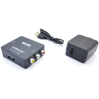 HDMI Input to Composite Output (Yellow, Red White) Converter Adapter