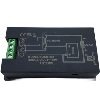 100A DC Volt Amp Watt Meter with External Shunt 100V