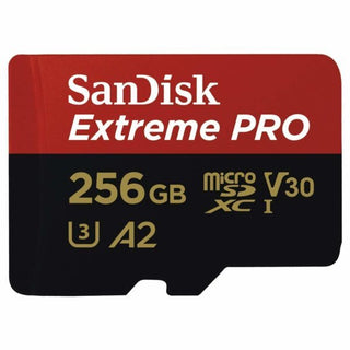 256GB SanDisk Extreme Pro U3 A2 XC 1 V30 Micro SD Card