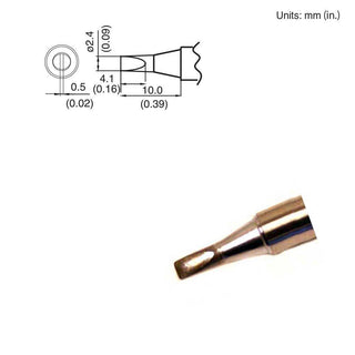 Hakko T15-D24 Chisel Tip For FX-951 Station